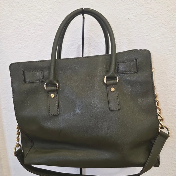 Michael Kors Hamilton bag In Olive - Picture 3 of 8